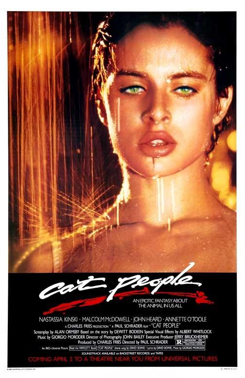 Nastassia Kinski CAT PEOPLE Malcolm McDowell John Heard movie poster 11x17