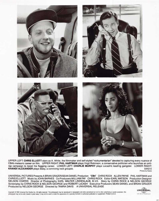 Chris Elliot CB4 Phil Hartman Khandi Alexander original 8x10 press photo 1992