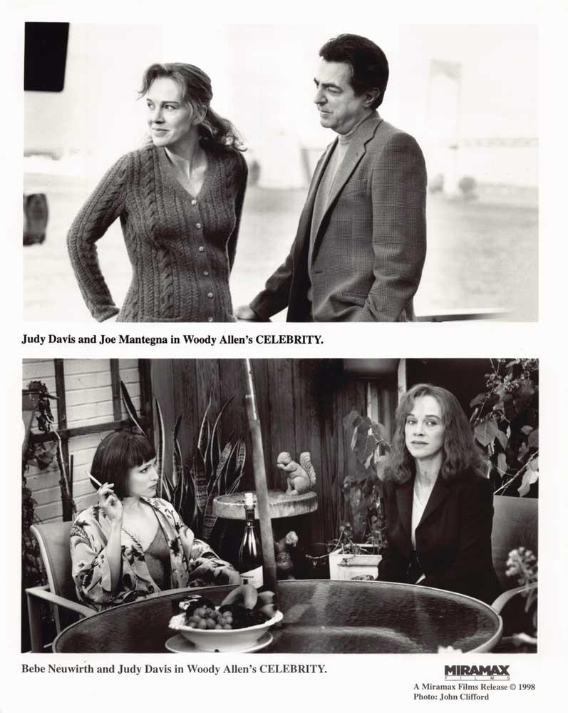 Bebe Neiwirth CELEBRITY Judy Davis Joe Mantegna original 8x10 press photo 1998