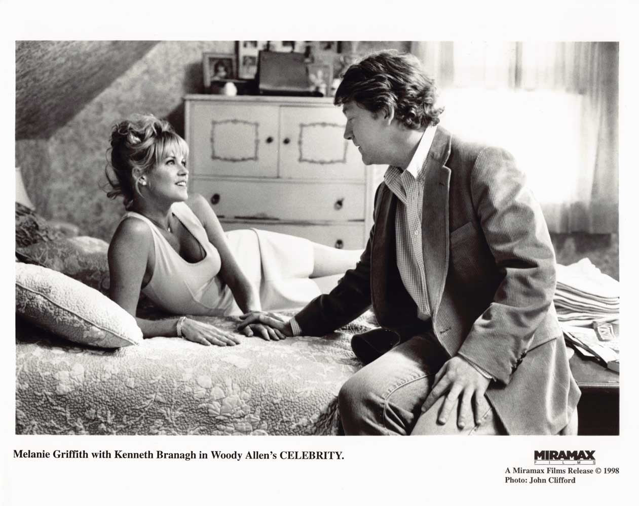 Kenneth Branagh CELEBRITY Melanie Griffith original 8x10 press photo 1998