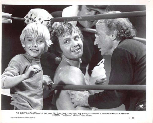 Jon Voight THE CHAMP Ricky Schroder Jack Warden original 8x10 press photos 1979
