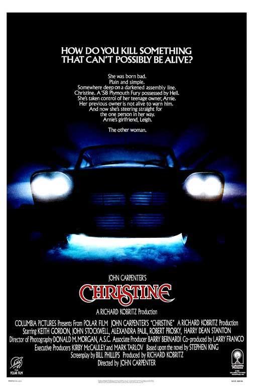 Keith Gordon CHRISTINE John Stockwell movie poster 11x17 John Carpenter