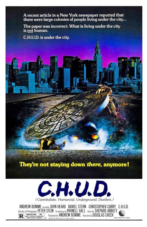 John Heard C.H.U.D. Daniel Stern movie poster 11x17