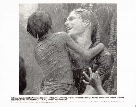 Patrick Swayze 1992 CITY OF JOY original 8x10 press photo