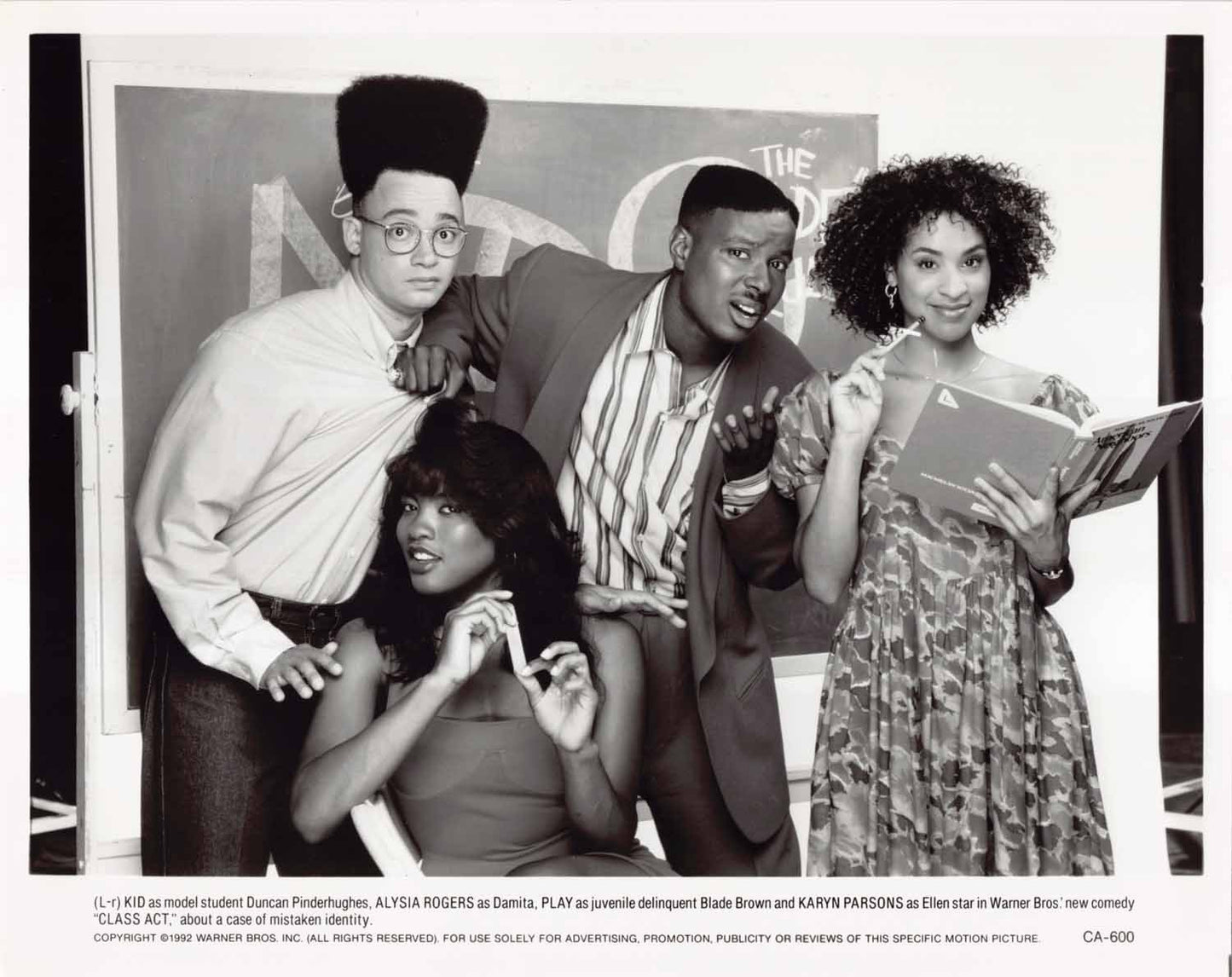 Kid Play CLASS ACT Karyn Parsons original 8x10 press photo 1992