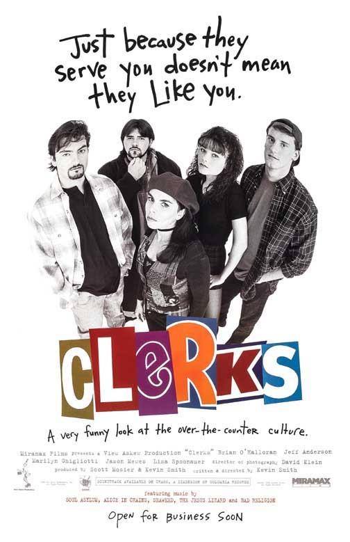 Kevin Smith CLERKS Jason Mewes movie poster 11x17