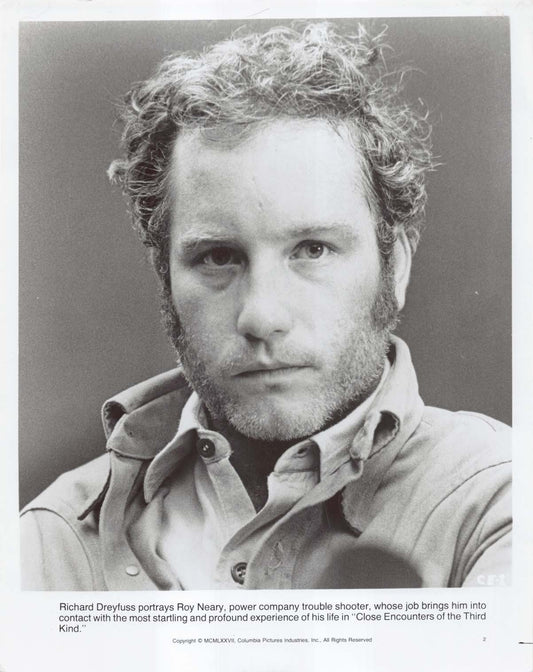 Richard Dreyfuss CLOSE ENCOUNTERS OF THE THIRD KIND original 24 press photos