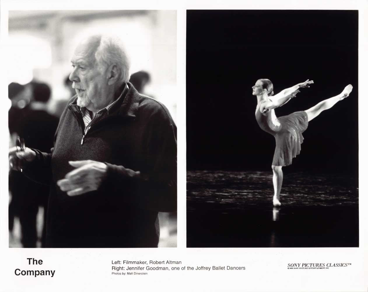 Robert Altman THE COMPANY Jennifer Goodman original 8x10 press photo 2003