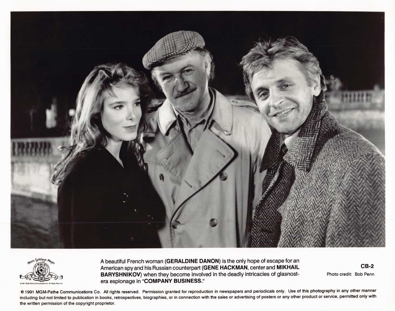 Gene Hackman COMPANY BUSINESS Mikhail Baryshnikov original 10x8 press photo 1991