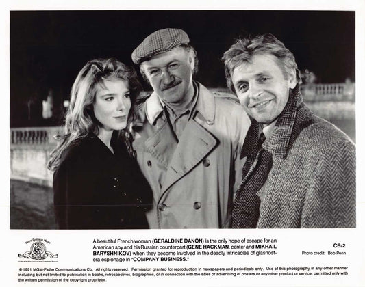 Gene Hackman COMPANY BUSINESS Mikhail Baryshnikov original 10x8 press photo 1991