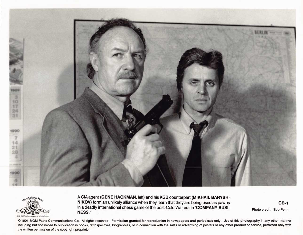 Gene Hackman Mikhail Baryshnikov COMPANY BUSINESS original 10x8 press photo 1991