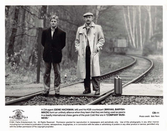 Mikhail Baryshnikov Gene Hackman COMPANY BUSINESS original 10x8 press photo 1991