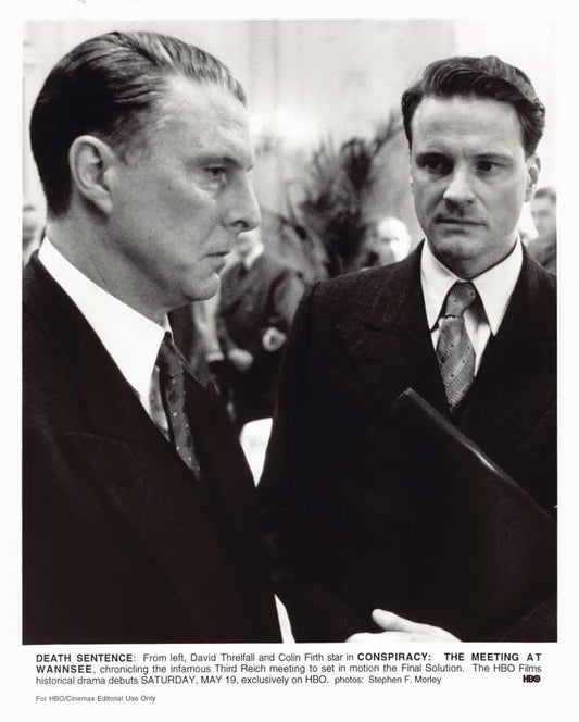 David Threlfall CONSPIRACY Colin Firth original 8x10 press photo 2001