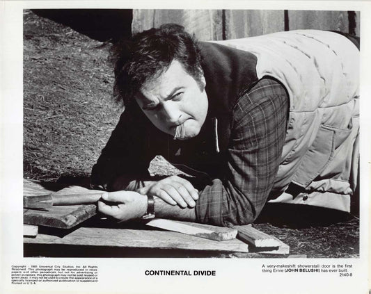 John Belushi CONTINENTAL DIVIDE original 10x8 press photo 1981