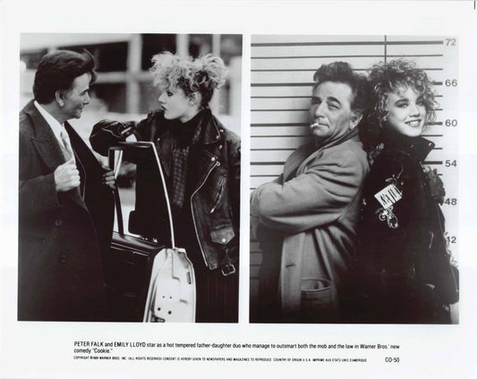Peter Falk COOKIE Emily Lloyd original 10x8 press photo 1989