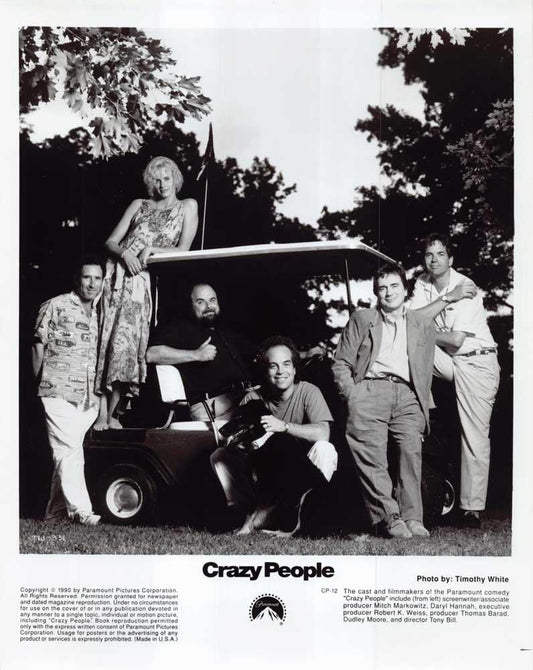 Dudley Moore CRAZY PEOPLE Daryl Hannah original 8x10 press photo 1990