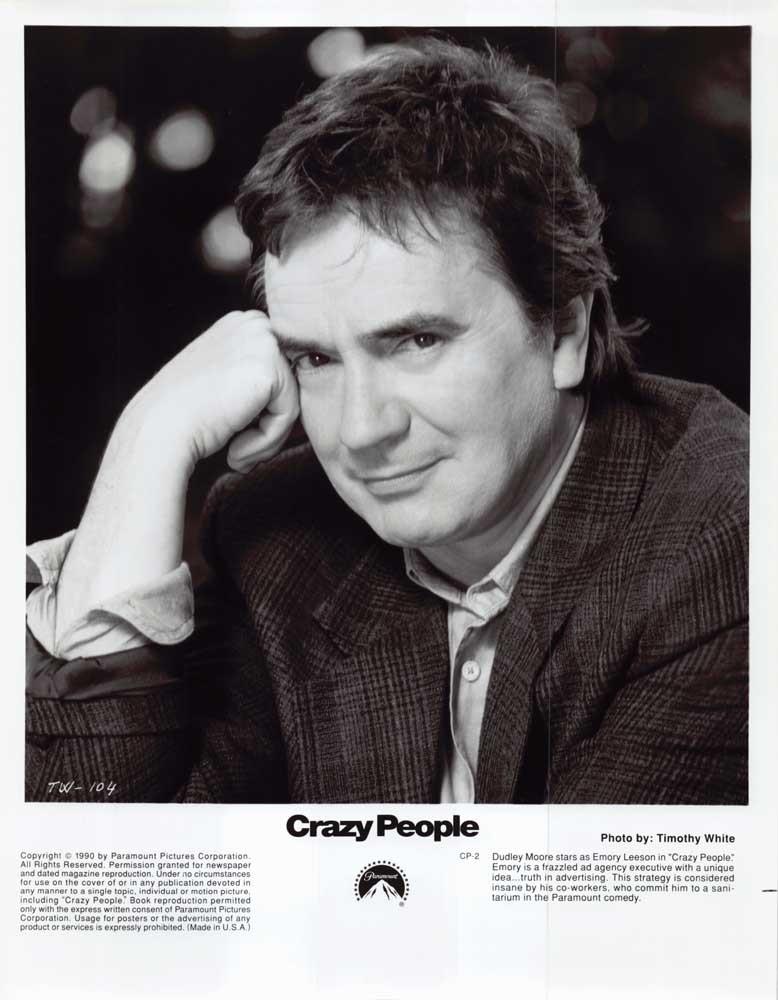 Dudley Moore CRAZY PEOPLE original 8x10 press photo 1990