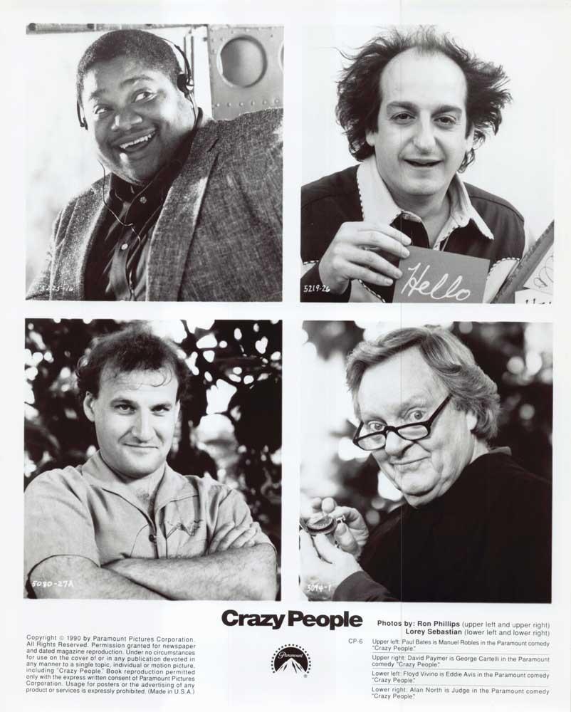 David Paymer CRAZY PEOPLE Paul Bates original 8x10 press photo 1990