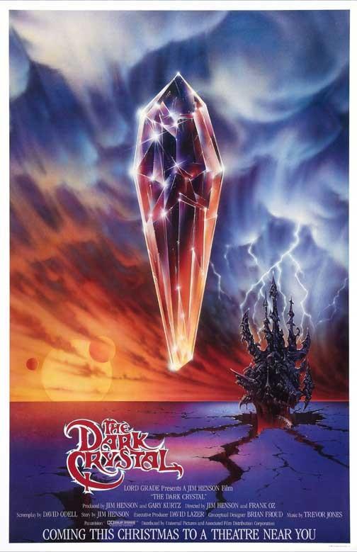 Jim Henson THE DARK CRYSTAL ADV Frank Oz movie poster 11x17 Bob Peak
