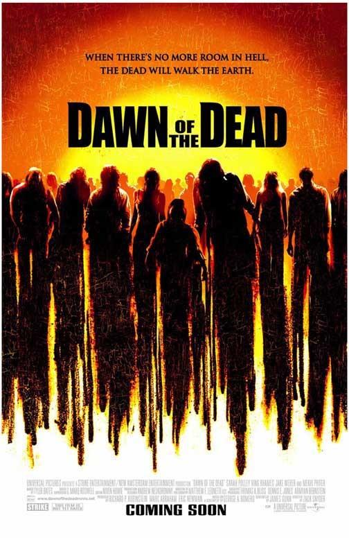 Sarah Polley DAWN OF THE DEAD 2004 Ving Rhames movie poster 11x17 Zack Snyder