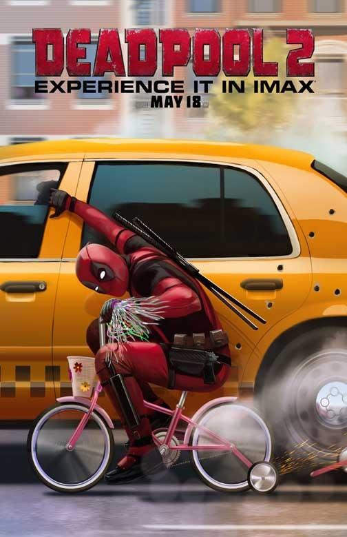Ryan Reynolds DEADPOOL 2 "Experience It In Imax" Josh Brolin movie poster 11x17