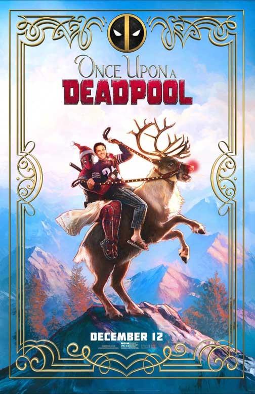 Ryan Reynolds ONCE UPON A DEADPOOL Fred Savage movie poster 11x17