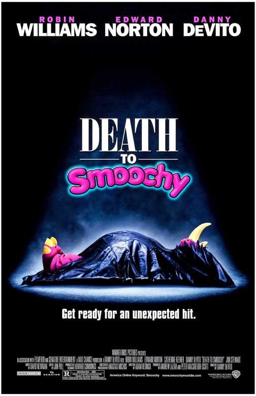 Robin Williams DEATH TO SMOOCHY Edward Norton Danny DeVito movie poster 11x17