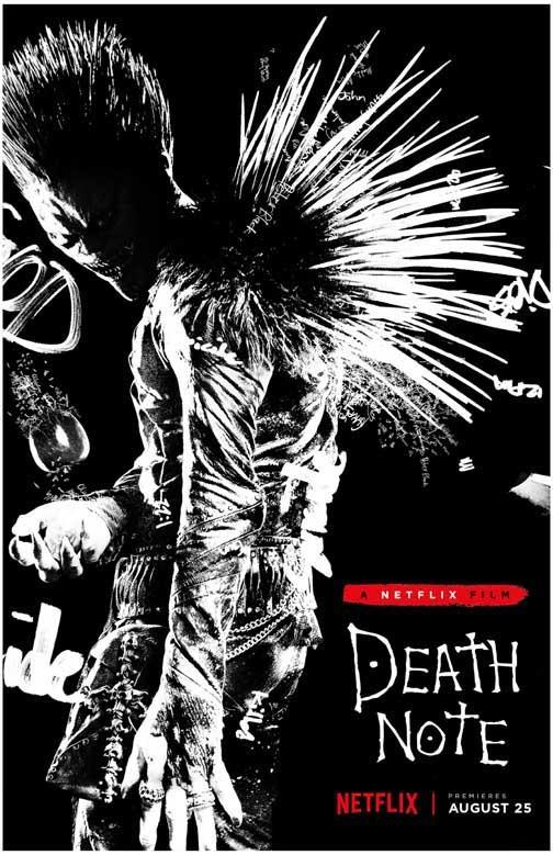 Willem Dafoe DEATH NOTE Margaret Qualley netflix series poster 11x17