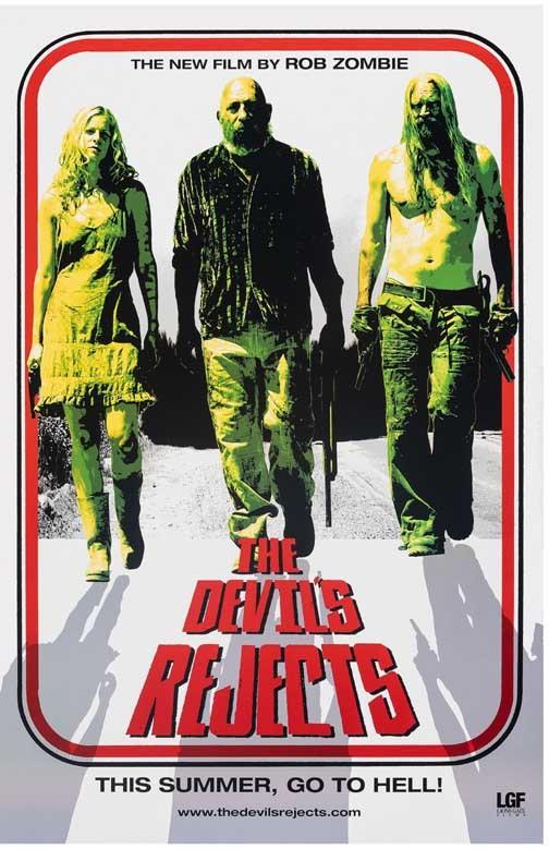 Bill Moseley THE DEVIL'S REJECTS adv Sid Haig movie poster 11x17 Rob Zombie