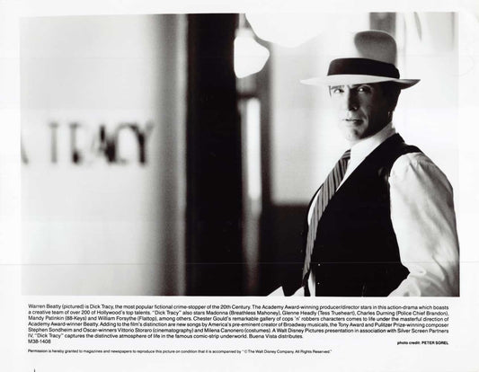 DICK TRACY Warren Beatty original 10x8 press photo 1999