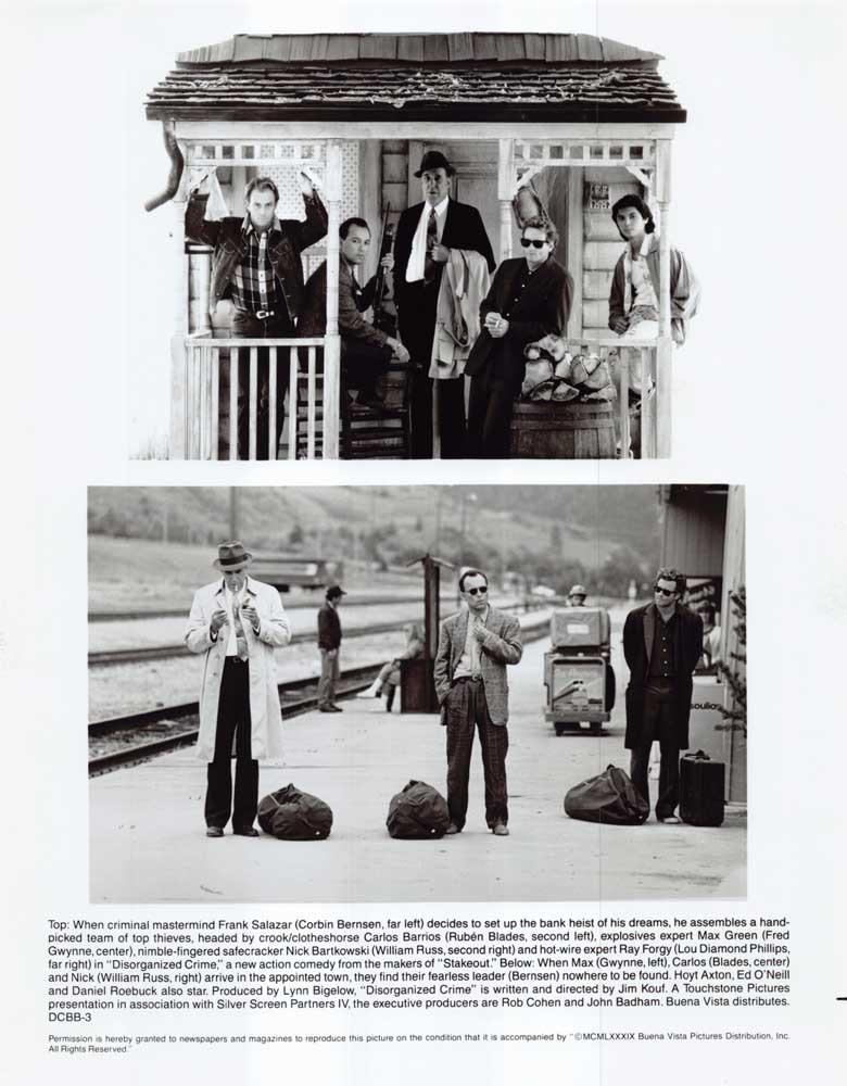 Corbin Bernsen DISORGANIZED CRIME Rubén Blades original 8x10 press photo 1989