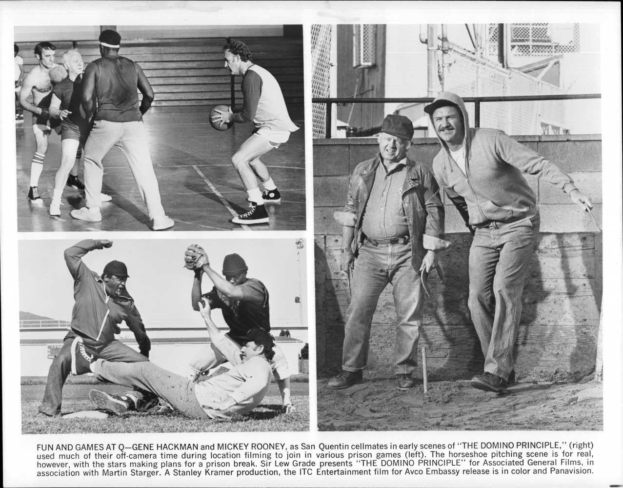 Gene Hackman THE DOMINO PRINCIPLE Mickey Rooney original 8x10 press photos 1979