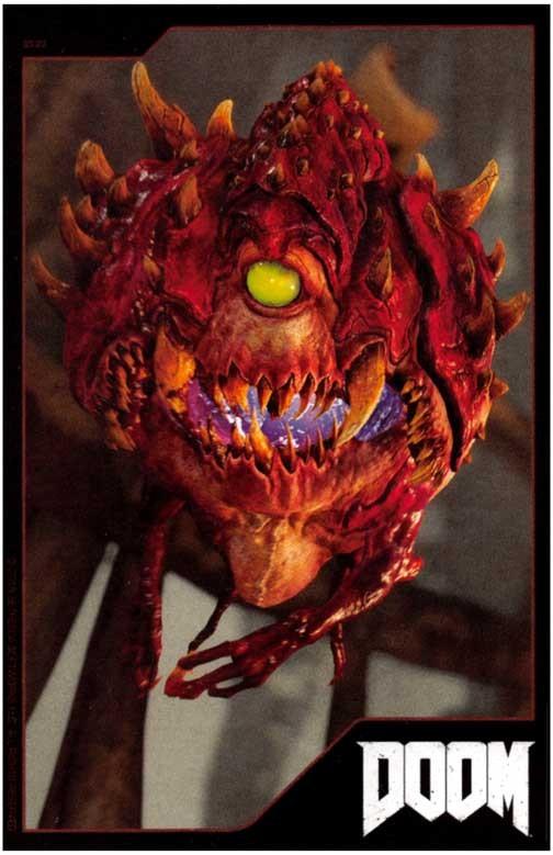 DOOM 4 CACODEMON character video game poster 11x17