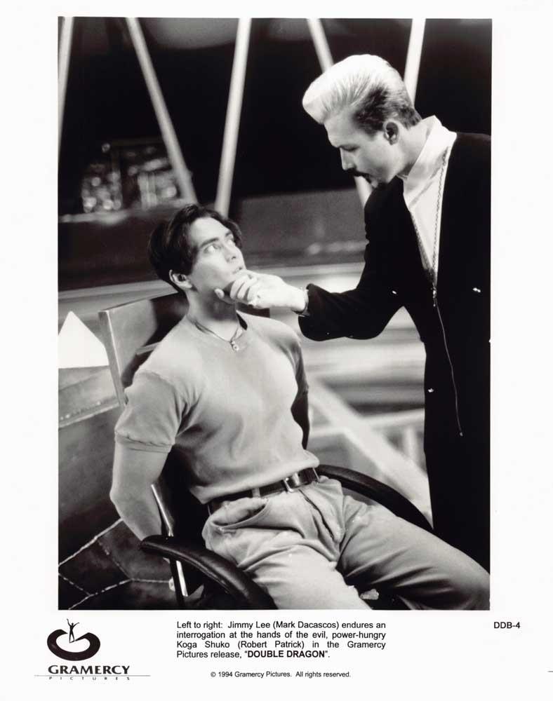 Mark Dacascos DOUBLE DRAGON Robert Patrick original 8x10 press photo 1994
