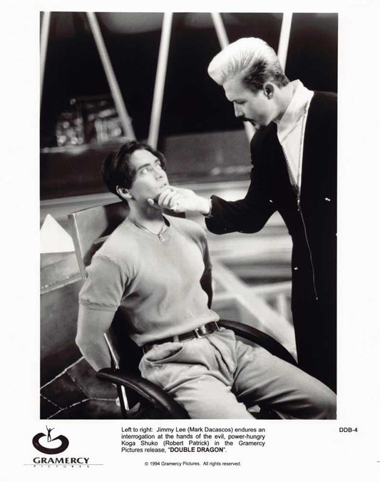 Mark Dacascos DOUBLE DRAGON Robert Patrick original 8x10 press photo 1994