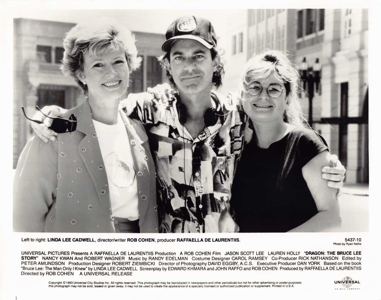Linda Lee Cadwell DRAGON: BRUCE LEE STORY Cohen original 10x8 press photo 1993