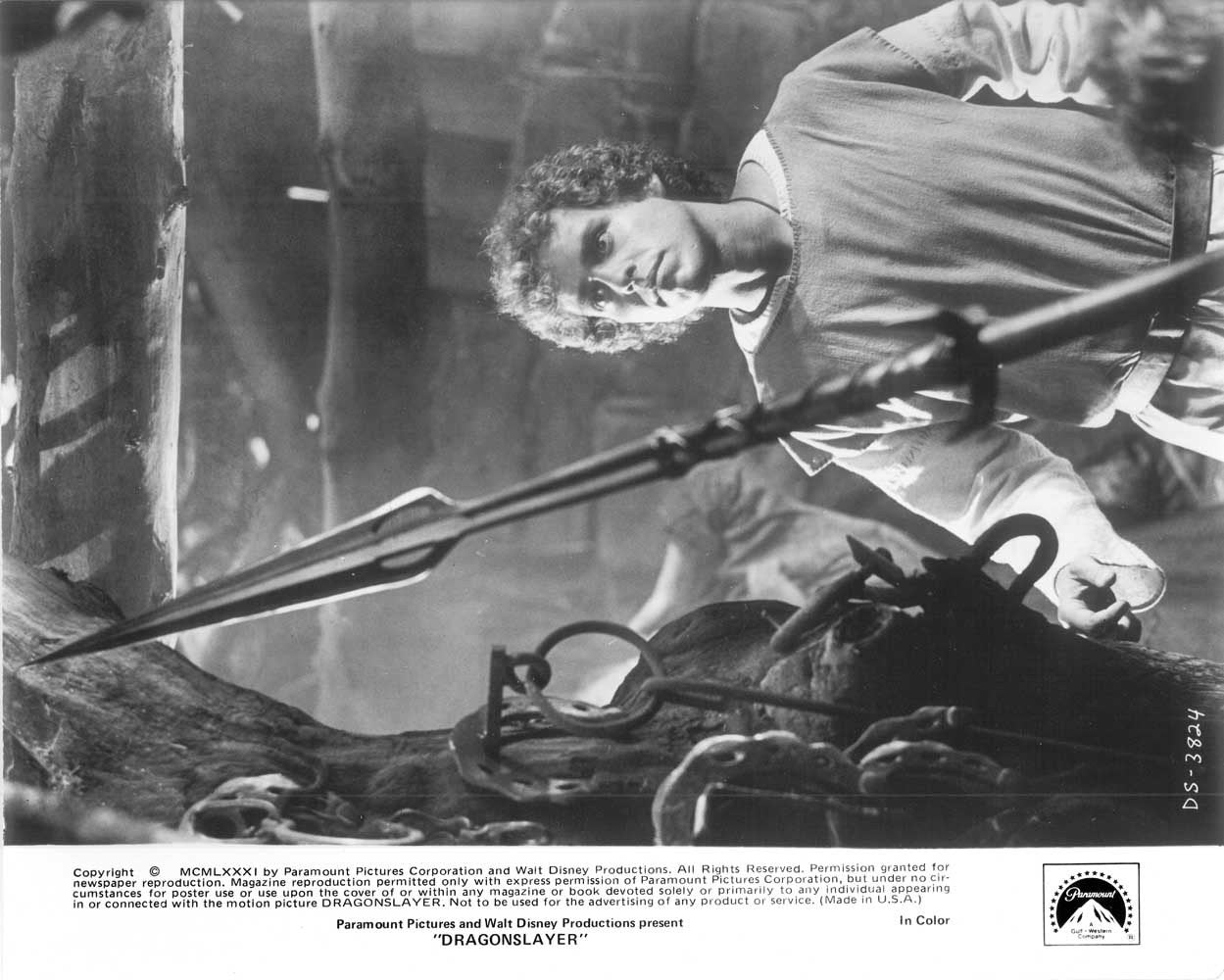 Peter MacNicol DRAGONSLAYER original 10x8 press photo 1981