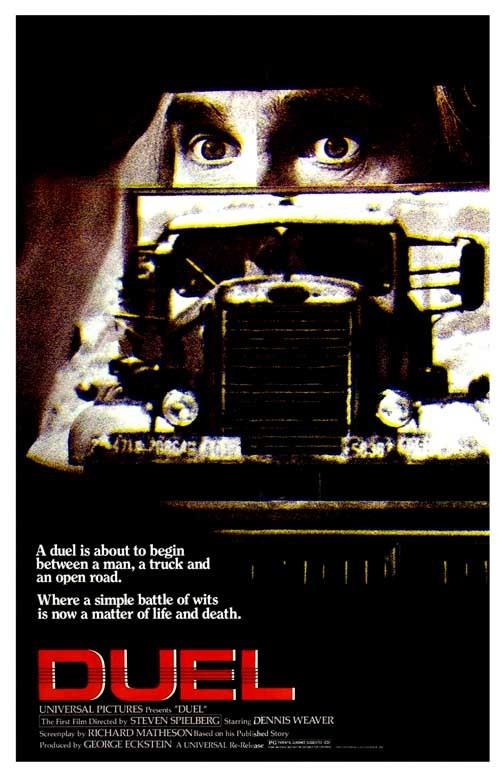 Dennis Weaver DUEL movie poster 11x17 Steven Spielberg