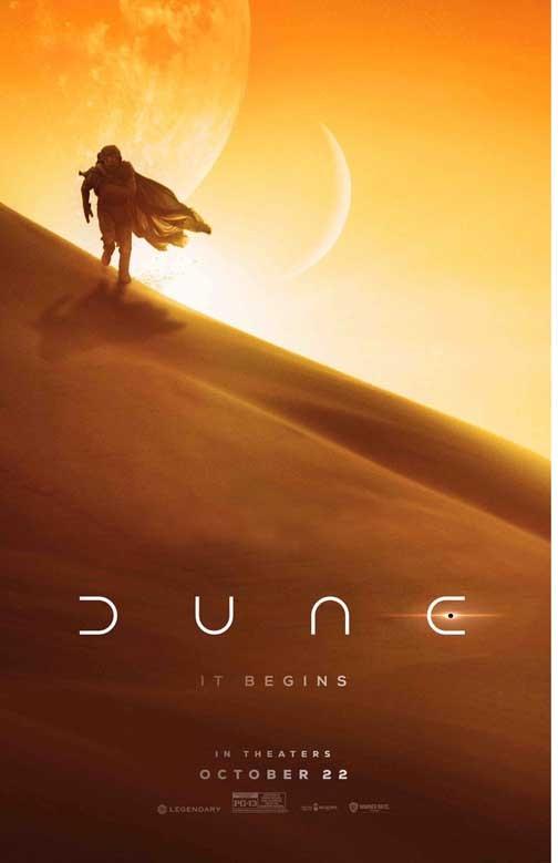 Timothee Chalamet DUNE Zendaya Josh Brolin advance movie poster 11x17
