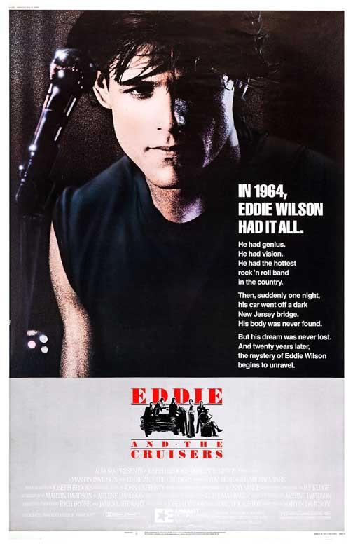 Michael Pare EDDIE AND THE CRUISERS Ellen Barkin movie poster 11x17