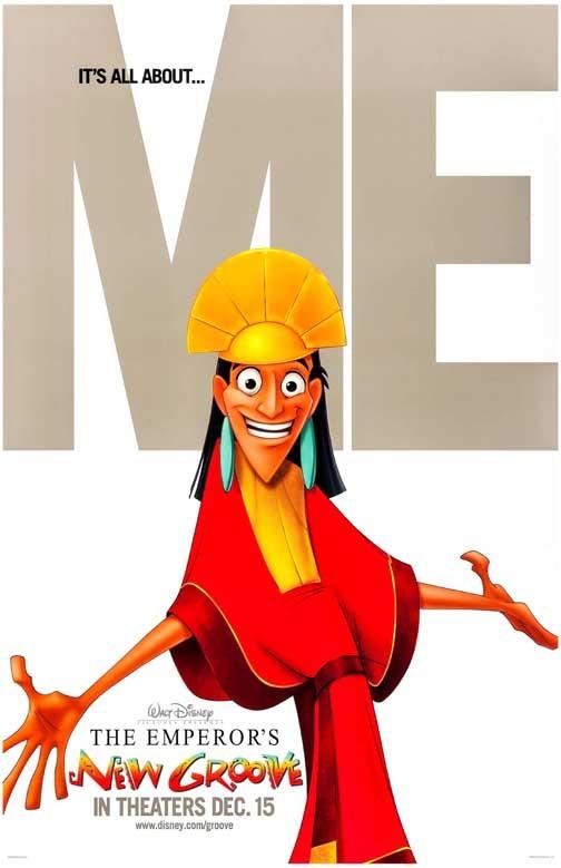Disney David Spade THE EMPEROR'S NEW GROOVE John Goodman movie poster 11x17