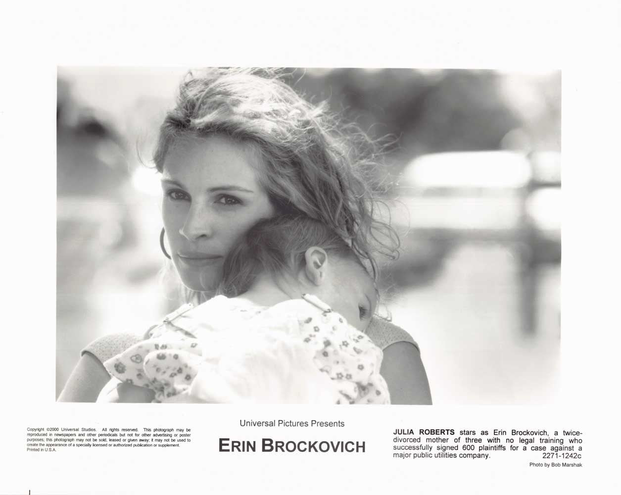 Julia Roberts ERIN BROCKOVICH original 8x10 press photo 2000