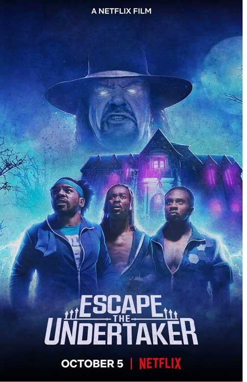 Netflix ESCAPE THE UNDERTAKER movie poster 11x17