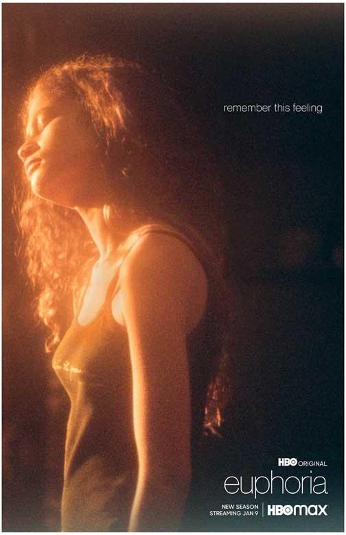 HBO Zendaya EUPHORIA Angus Cloud movie poster 11x17 Hunter Schafer S2