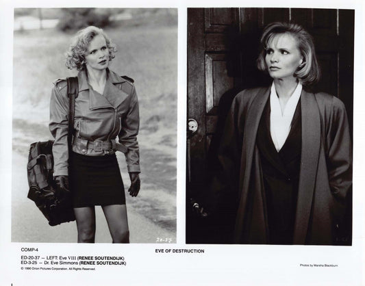 Renee Southendijk 1990 EVE OF DESTRUCTION original 8x10 press photos
