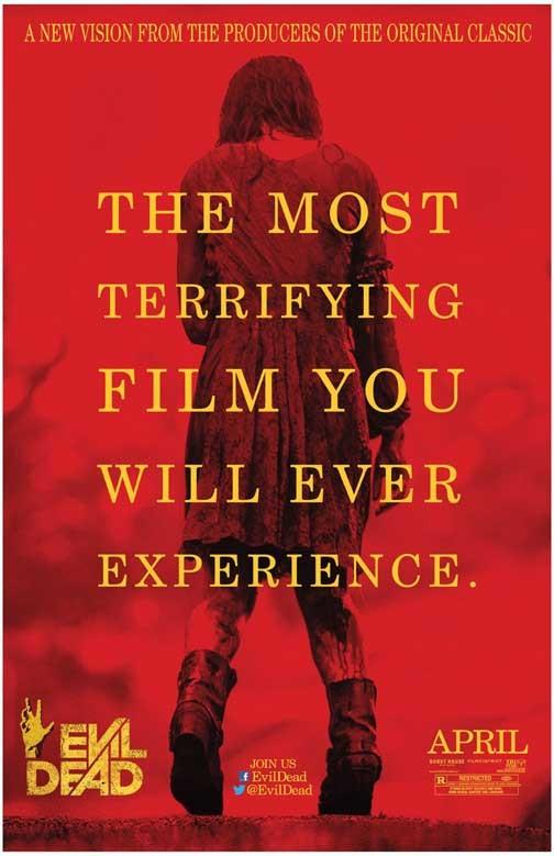 Sam Raimi EVIL DEAD 2013 movie poster 11x17 Fede Alvarez