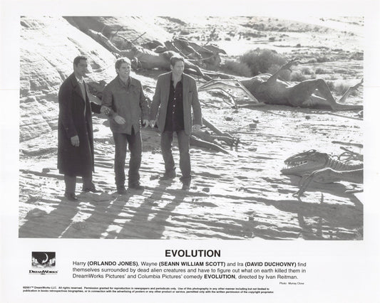 Seann William Scott EVOLUTION David Duchovny original 10x8 press photo 2001