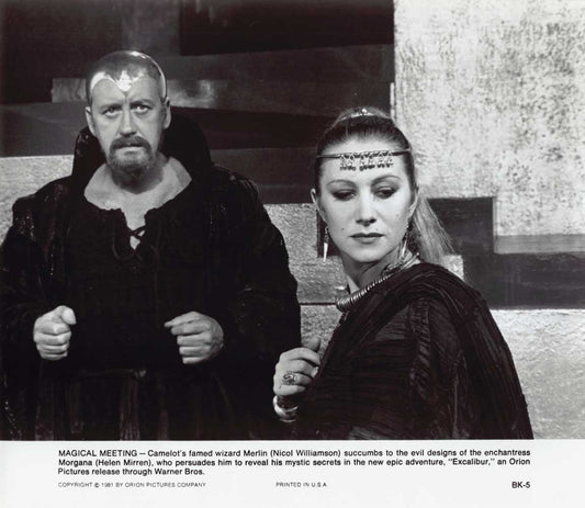 Nicol Williamson EXCALIBUR Helen Mirren original press photo 1981