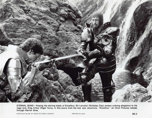 Nigel Terry EXCALIBUR Nicholas Clay original press photo 1981