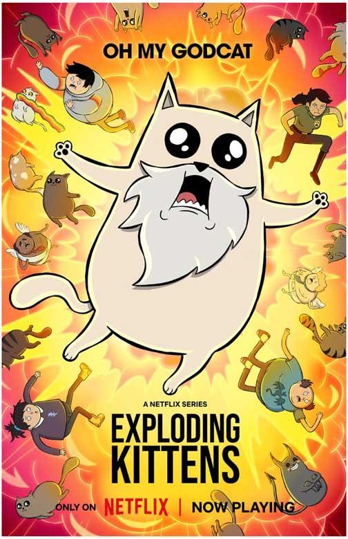 Netflix EXPLODING KITTENS movie poster 11x17